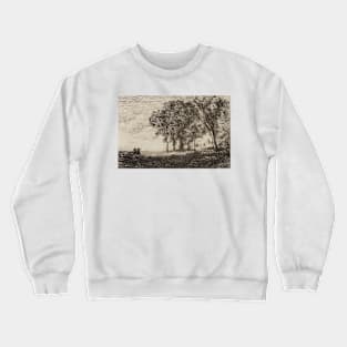 Landscape of Italy by Jean-Baptiste-Camille Corot Crewneck Sweatshirt